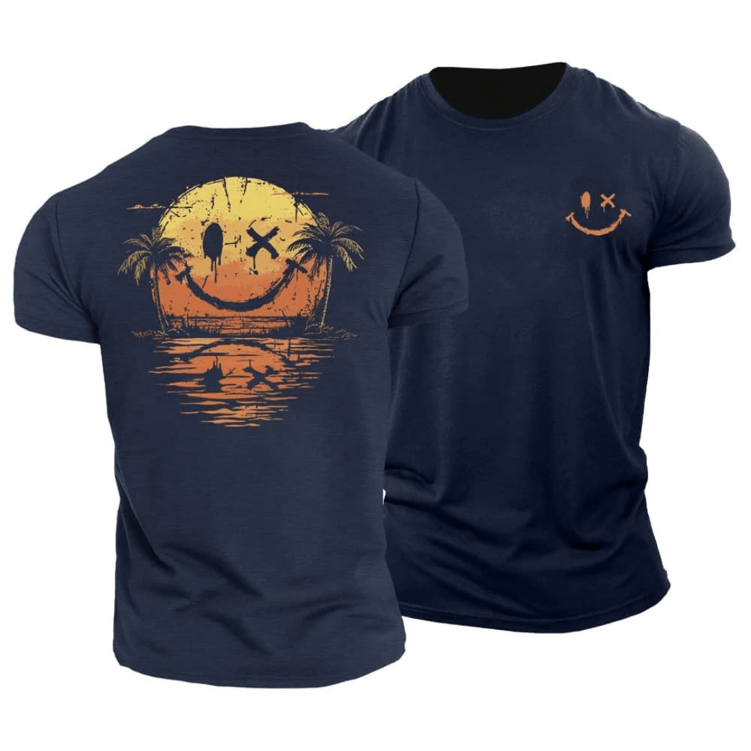 Dunmore - Soft-Touch T-Shirt mit Grafikprint