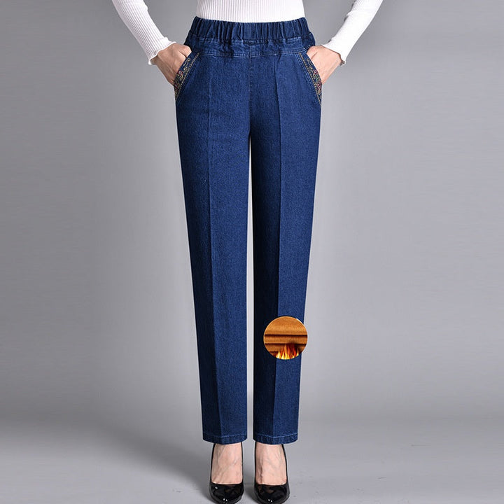 Teliraen - Gerade geschnittene Jeans mit weichem Griff
