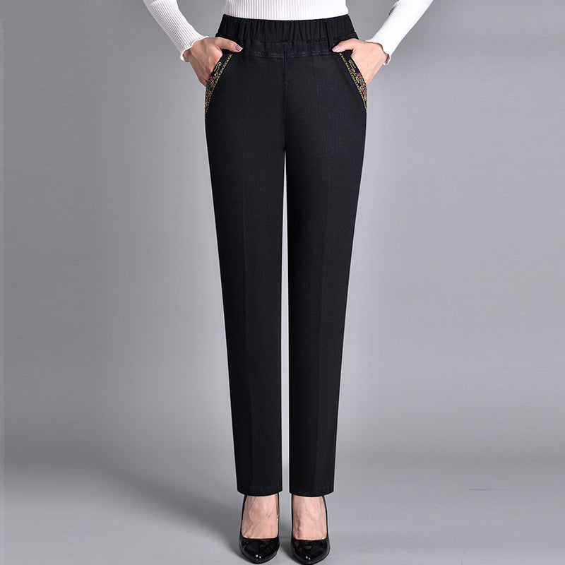 Teliraen - Gerade geschnittene Jeans mit weichem Griff