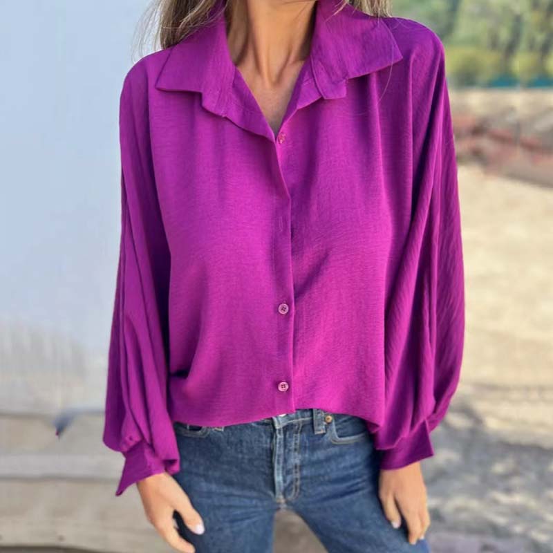Anthea - Bluse mit zarten Ballonärmeln