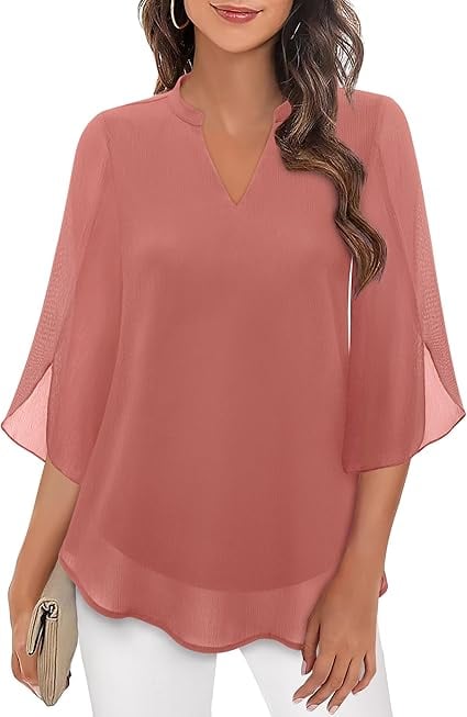 Zanyelle - Weichgriffige, mehrlagige Bluse