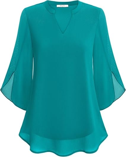 Zanyelle - Weichgriffige, mehrlagige Bluse
