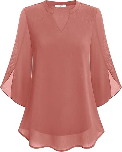 Zanyelle - Weichgriffige, mehrlagige Bluse