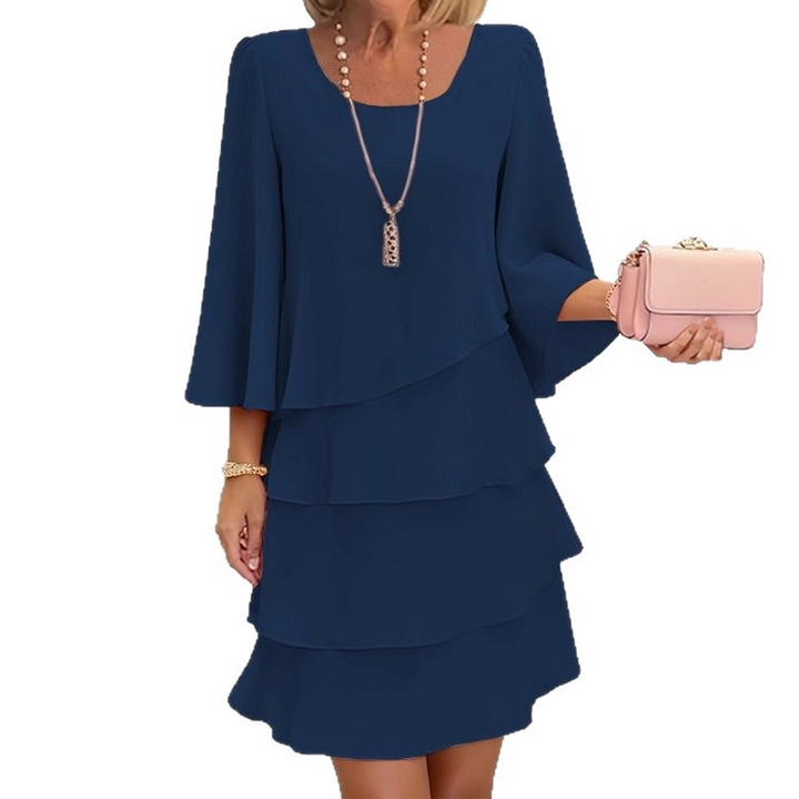 Nira - Kleid mit weichem Griff und Rüschensaum
