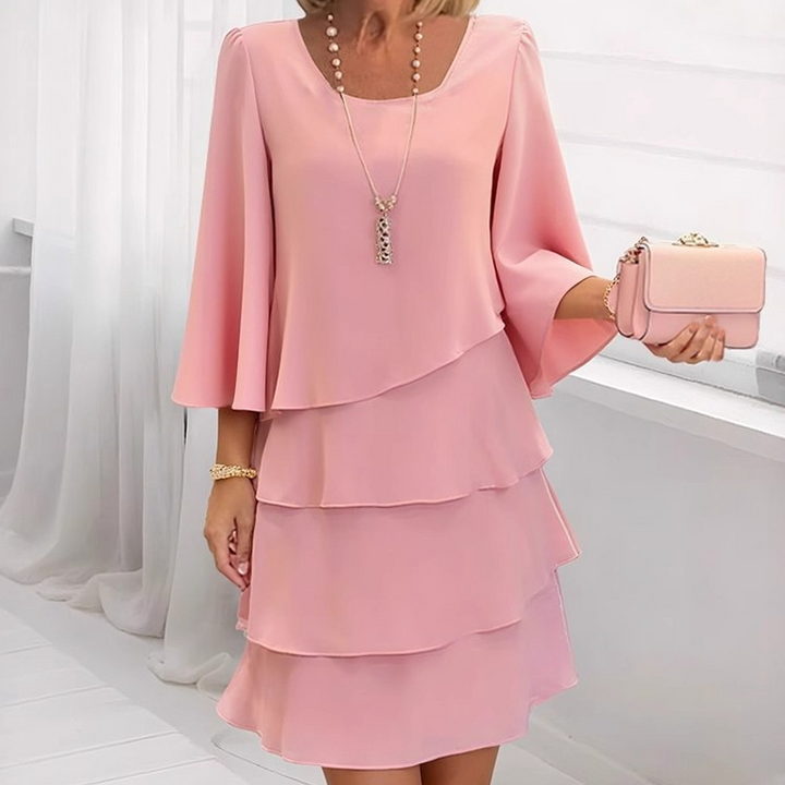 Nira - Kleid mit weichem Griff und Rüschensaum