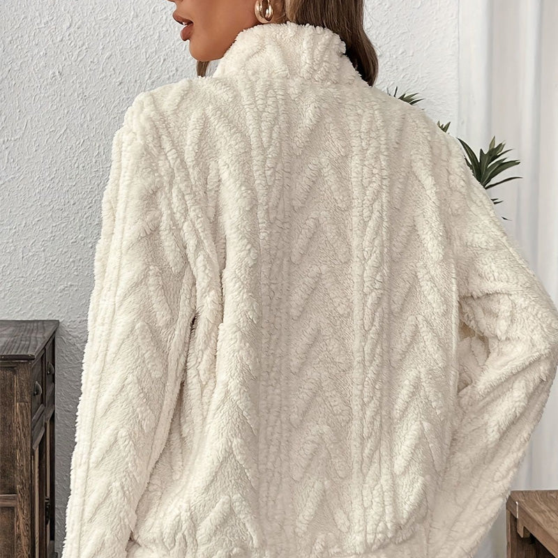 Lurein - Half-Zip-Pullover mit Soft-Touch-Finish
