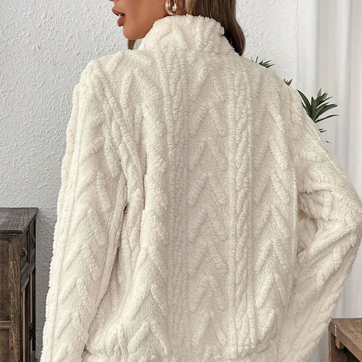 Lurein - Half-Zip-Pullover mit Soft-Touch-Finish