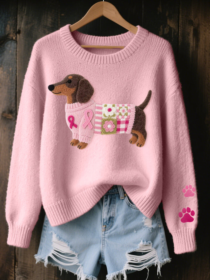 Caravine - Patchwork-Strickpullover für Hunde