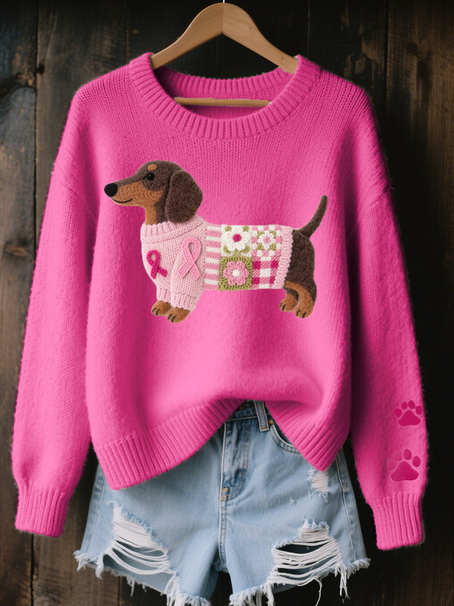 Caravine - Patchwork-Strickpullover für Hunde
