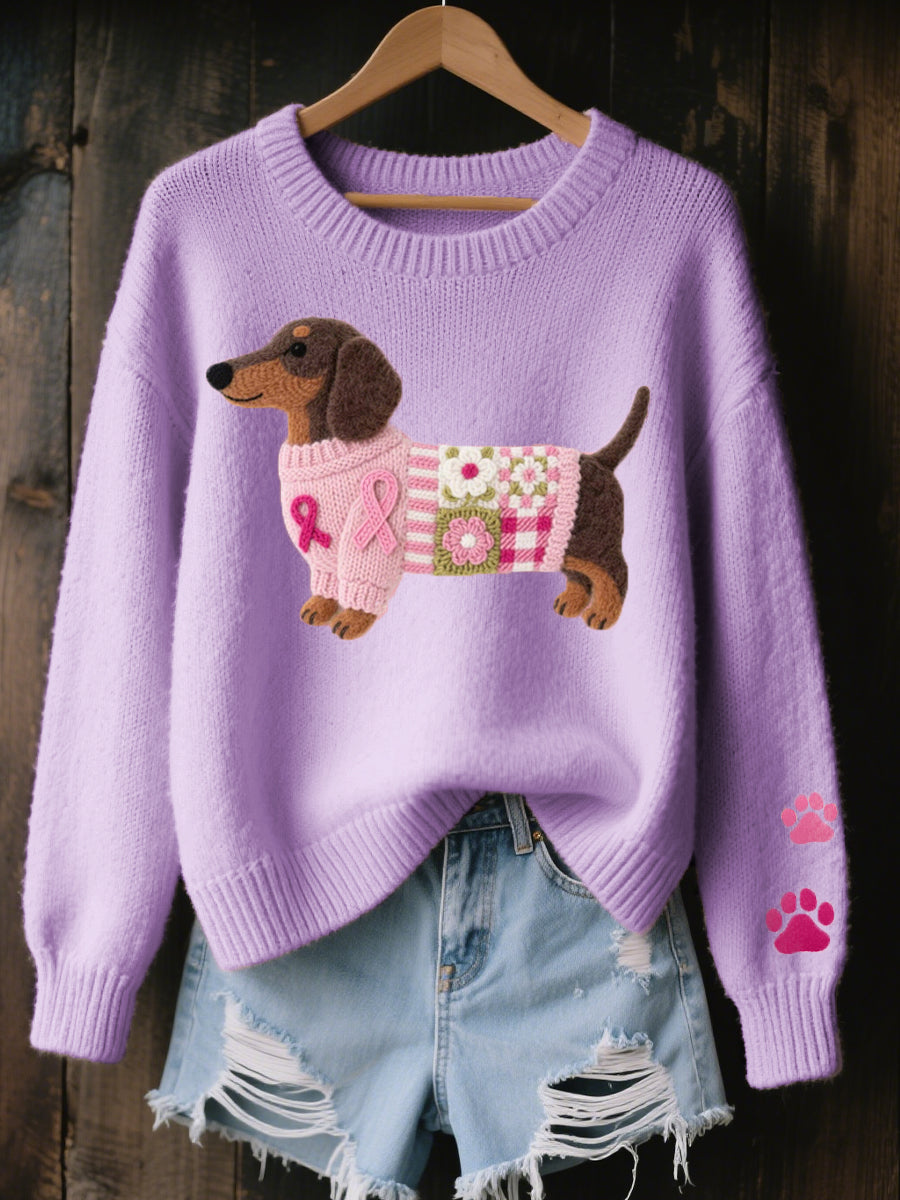 Caravine - Patchwork-Strickpullover für Hunde