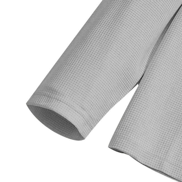 Vexar - Loungewear-Set aus Soft-Touch-Waffelstrick mit Quarter-Zip