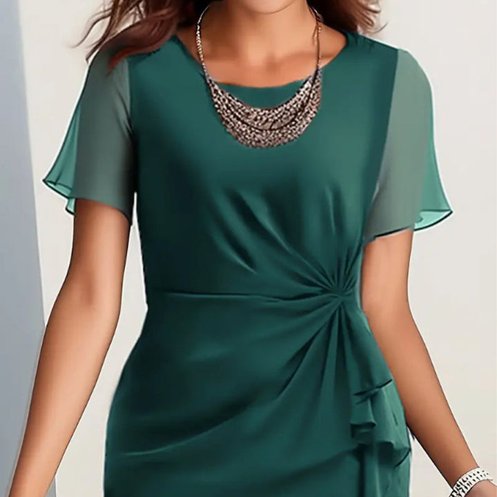 Arletta - Softtouch-Kleid mit geraffter Taille