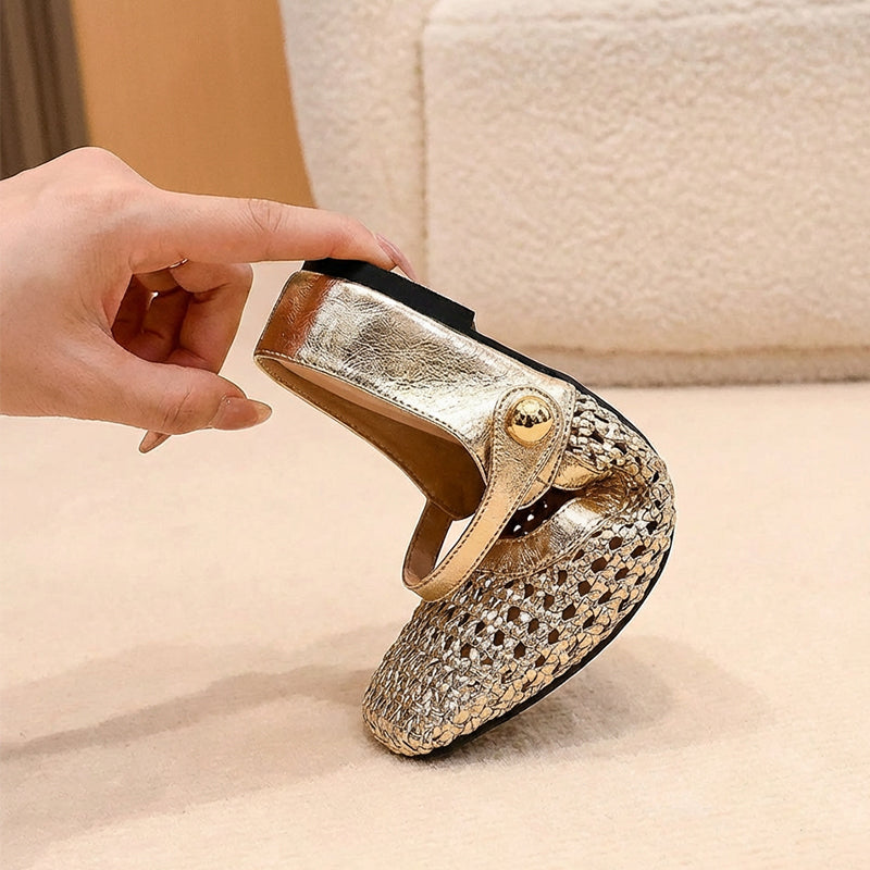 Cerise - Schimmernde Mary-Janes