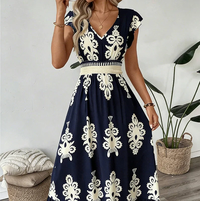 Osyrel - Bedrucktes Midikleid