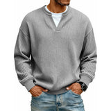 Gustav - Waffelstruktur-Langarmshirt
