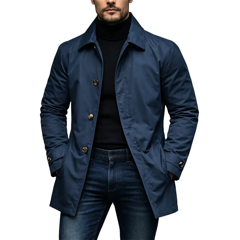 Cassius - Wasserfester mittellanger Trenchcoat