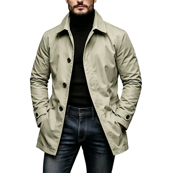 Cassius - Wasserfester mittellanger Trenchcoat