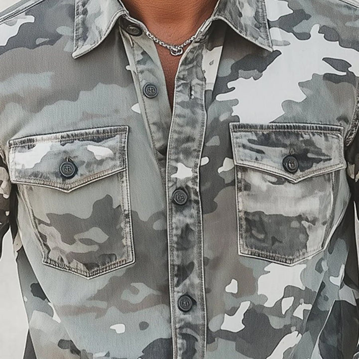 Cassiel - weiches Camouflage-Hemd