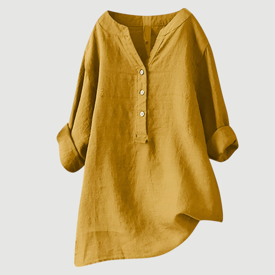 Amber - luftige Leinenbluse