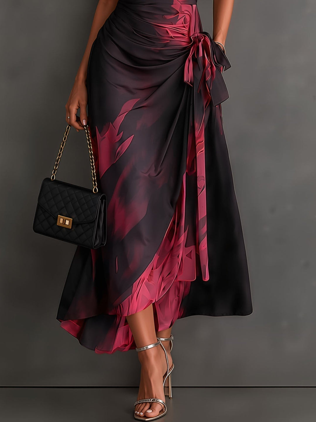 Kaia - Weiches Wickel-Hemdkleid