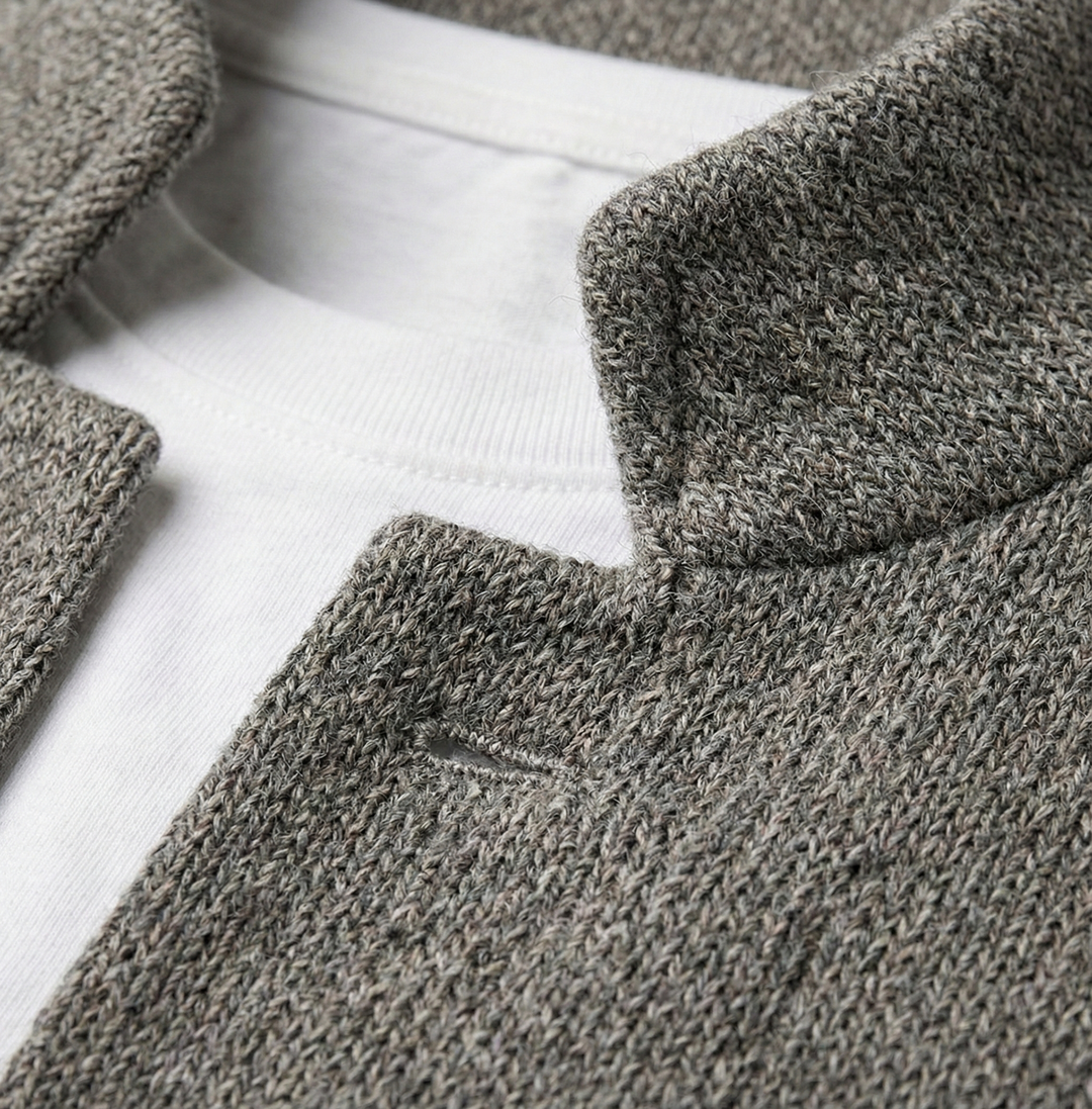 Vornick - Strukturierter Strickblazer