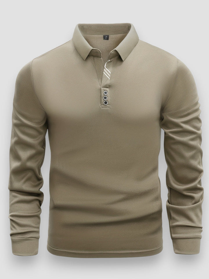 Arlixon - leichtes Langarm-Poloshirt